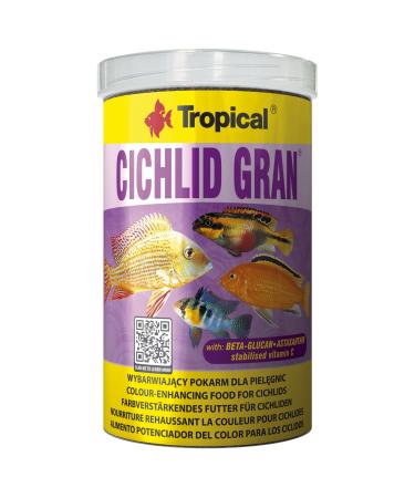 Tropical Cichlid Gran - color-enhancing granulated food with beta-glucan 1 pack (1 x 1 l)