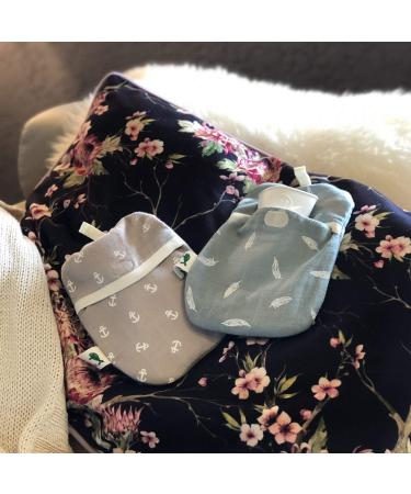 Hugo Frosch Mini Hot Water Bottle 0.2L | Organic Cotton Cover - Anchor Light Brown | Eco-Friendly Comfort - Buy Online on GoSupps.com