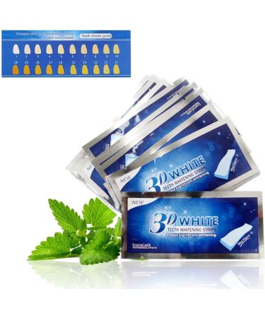 Advanced Teeth Whitening Strips Kit - 14 Double Elastic Gel Strips for 7 Treatments - Buy Online on GoSupps.com