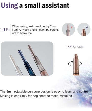  Erinde Erinde Glitter Stick Eyeshadow Waterproof Stick Eyeshadow High Coverage Creamy Texture Easy to Degrade Bright Pearlescen - Buy Online on GoSupps.com