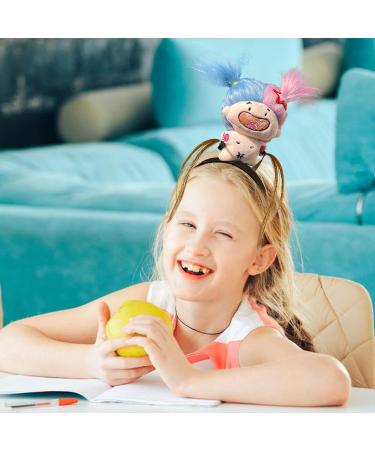 TROONZ Doll Hair Hoop Constellation Doll Hairband Cute Hairhoops | Cute Hairhoops for Styling Makeup Fashion Plush Doll Hairband for Girls Kids - Buy Online on GoSupps.com