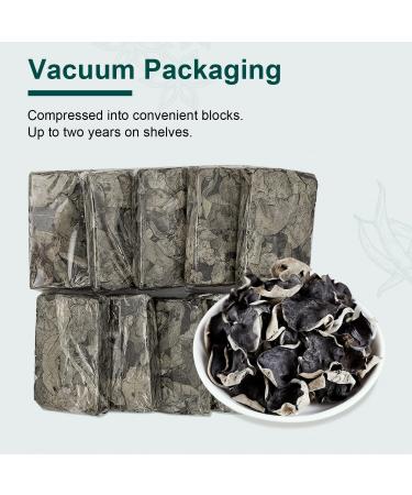 Soeos Premium Dried Black Fungus 7oz - Compressed Woodear Mushroom - Pack of 1 - Buy Online on GoSupps.com