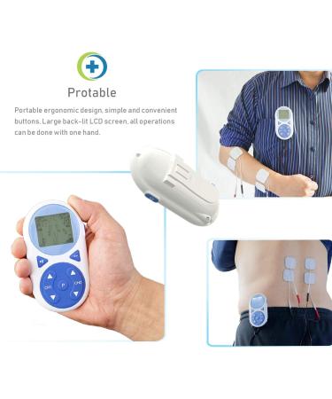 Buy TENS Unit Muscle Stimulator - 2020 Upgrade 3-in-1 EMS Pulse Massager | 32 Presets & Manual Modes for Pain Relief - International Shipping Available - Buy Online on GoSupps.com