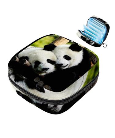 Women's binding bags animal cute panda ladies tampon storage bags zip pockets menstrual tied bags multi16
