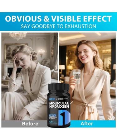 Hydrogen Water Tablets 360 Tablets Fast-Dissolving H2 Molecular Hydrogen with Magnesium Supplements Supports Brain Health Energy and Cognitive Function Non-GMO Gluten-Free & Vegan 3Pack 120 Count (Pack of 3) - Buy Online on GoSupps.com