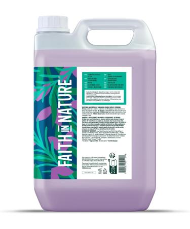 Faith In Nature - Bubble Bath - Vegan & Cruelty Free SLS & Paraben Free - 5 Litre Refill Pack - Lavender & Geranium - Buy Online on GoSupps.com