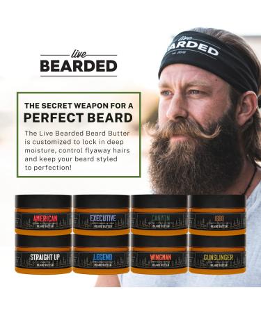 Live Bearded Beard Butter 1880 - All-Natural Leave-In Conditioner for Beards - 3 oz | Moisturize & Style with Shea Butter - Made in USA - Buy Online on GoSupps.com