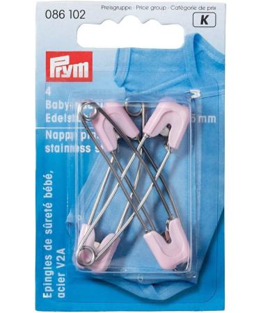 Prym Stainless Steel Blue Nappy Safety Pins (55mm) - Pack of 4 - Buy Online on GoSupps.com