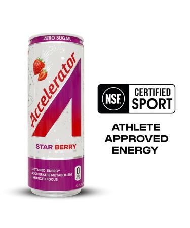 Buy A SHOC Accelerator Star Berry Energy Drink - 12 fl oz Can (Pack of 12) | Fast International Shipping - Buy Online on GoSupps.com