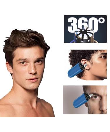 Nose Hair Trimmer for Men & Women - Waterproof USB Rechargeable Eyebrow Clippers with Dust Protection Cap - Portable & Efficient - Buy Online on GoSupps.com
