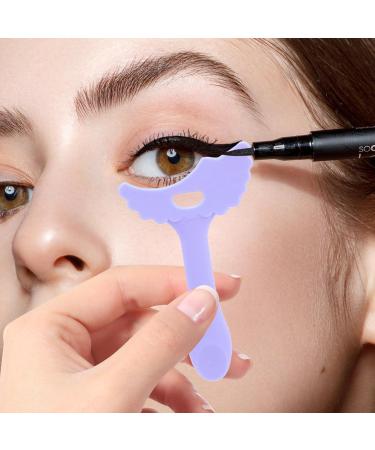 Eyeliner Stencils 2Pcs Soft Silicone Eyeshadow Stencil with Tail Scoop Design Multifunctional Winged Eyeliner Tool Mascara Shield Beauty Supplies - Buy Online on GoSupps.com