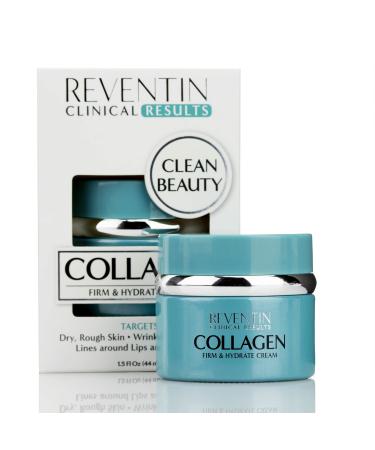 Firm & Hydrate Collagen Face Cream Targets Wrinkles Fine Lines & Dry Skin Anti Aging Facial Moisturizer Collagen Lotion W/Peptides Vitamin E & Aloe Vera For Women & Men 1.5 Fl Oz 1.5 Fl Oz (Pack of 1) Collagen Firm & Hydrate Cream