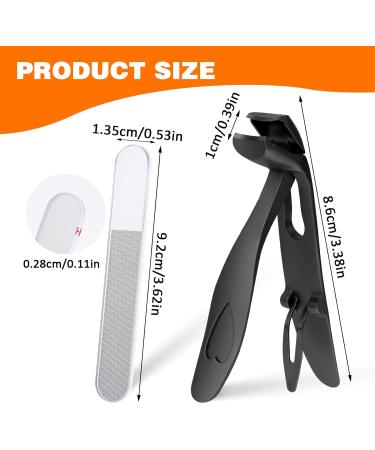 Tiesome Ergonomic Nail Clippers for Seniors | Premium Sharp Toenail & Nail Scissors for Men & Women - Buy Online on GoSupps.com