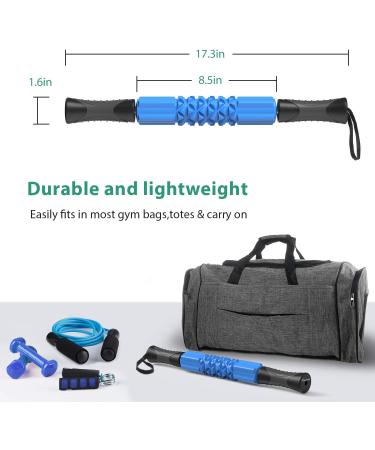 Sportneer Muscle Roller Stick - Handheld EVA Foam Roller for Athletes | Relieve Muscle Soreness and Tightness | Leg and Back Recovery Tool - Buy Online on GoSupps.com