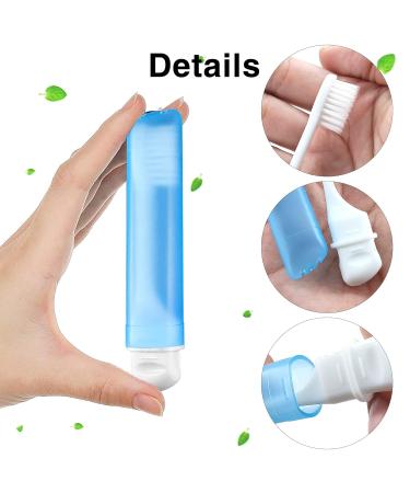 VAIIEYO 5-Pack Folding Travel Toothbrush Set | Soft Portable Toothbrushes with Case for Travel Camping & Home - Buy Online on GoSupps.com