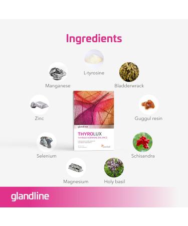 Sensilab Thyrolux 120 Capsules - Thyroid Support Supplement with Iodine, L-Tyrosine, Selenium, and Zinc for Optimal Health - Buy Online on GoSupps.com