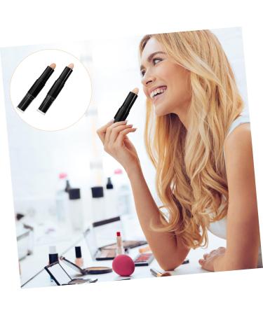 BELLIFFY 2pcs Contour Stick Contouring Stick for Women Highlighter Stick for Face Highlighter Stick for Makeup Concealer Stick for Makeup Women Makeup Supplies Contour Concealer Stick - Buy Online on GoSupps.com