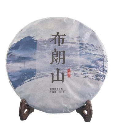 HQZM Yunnan Bulang Mountain Pure Material Big Tree Puer Raw Tea 357g Rich in Flavor and History
