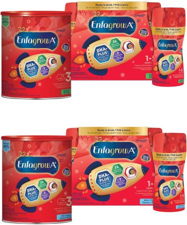 Enfagrow A+ Toddler Nutritional Drink 26 Nutrients including DHA a type of Omega-3 fat Age 12-36 months Milk Flavour Powder 907g - Buy Online on GoSupps.com