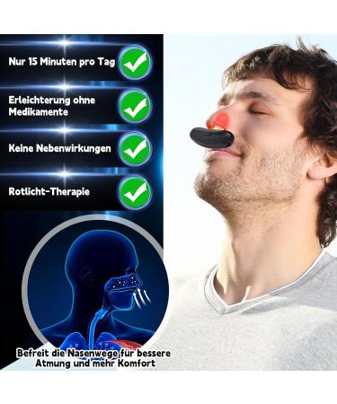 Respirelief Red Light Nasal Therapy Device | Physiotherapy Nose Recovery | Fivfivgo Respiratory Relief | International Shipping Available - Buy Online on GoSupps.com