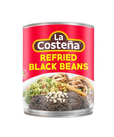 La Costea Refried Black Beans, 20.5 Ounce Can (Pack of 12) 1.28 Pound (Pack of 12)
