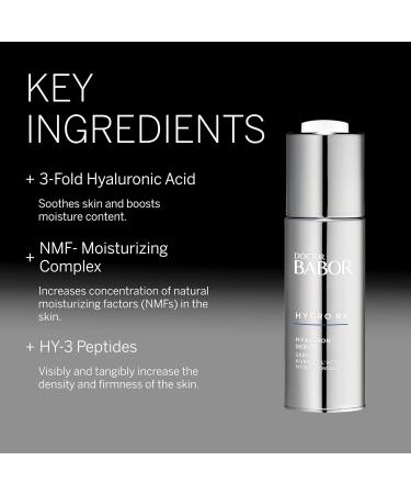 DOCTOR BABOR HydroRX Hyaluron Serum - Best Restorative Hyaluronic Acid Face Moisturizer for Dry Skin | Fills Wrinkles & Lines Lightweight & Fragrance-Free - Buy Online on GoSupps.com