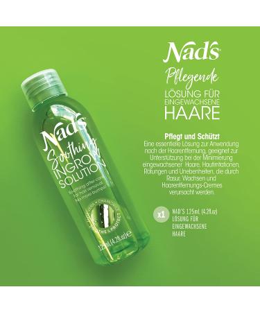 Nad's After Shave Balm for Ingrown Hair & Redness | 125ml Treatment for Men & Women - Post Shaving & Waxing Solution - Buy Online on GoSupps.com