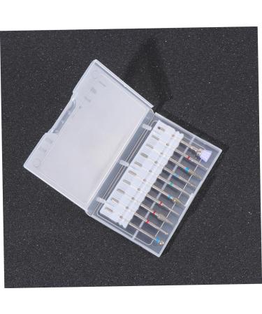 minkissy 10pcs Acrylic Nail Drill Bits Nail Grinding Head Bit Nail Art Grinding Tool Fine Grit Nail Drill Bit Cuticle Drill Bits for Acrylic Nails E Tool Manicure Gel M As Shown - Buy Online on GoSupps.com