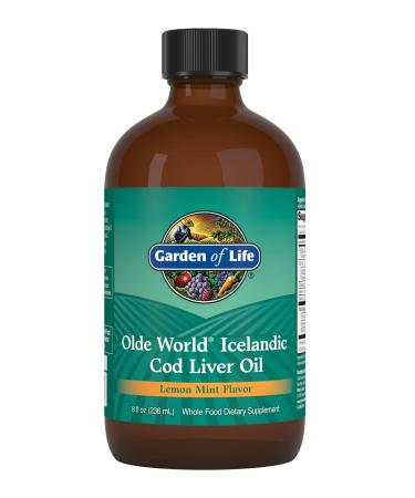 Garden of Life Olde World Icelandic Cod Liver Oil Lemon Mint Flavor 8 fl oz (236 ml)