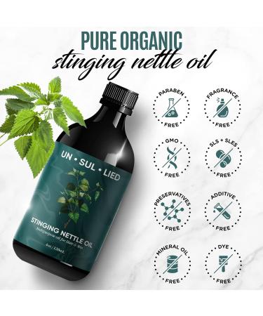 Stinging Nettle Oil for Hair Growth and Skin Care - All Natural 4 oz - Buy Online on GoSupps.com