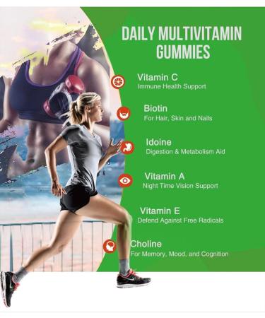 Organic Greek Multivitamin Gummies for Men & Women | Vitamin A C D E Zinc B12 Biotin B6 Iodine - Buy Online on GoSupps.com