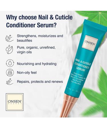 Onsen Secret - Traitement pour ongles endommag s - Soin naturel des ongles & r paration de cuticules - R sultats visibles pour des ongles parfaits - Cr me apr s-cuticules 30 ml et huile de reboot pour - Buy Online on GoSupps.com