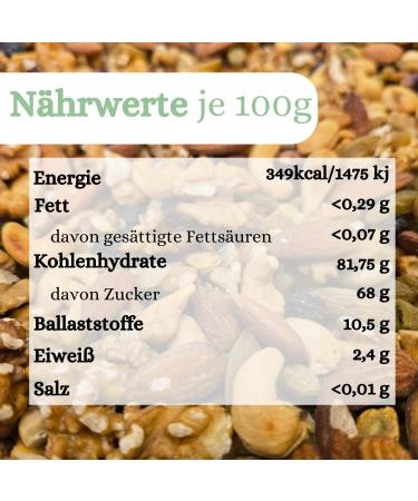  1001 Frucht 1001 Frucht Dried fruit mix 1000g coarse I Juicy fruit mix Candied fruits and dried fruits Mix according to the grannies recipe I Mixed fruity dried fruits I Non-GMO souffl  - Buy Online on GoSupps.com