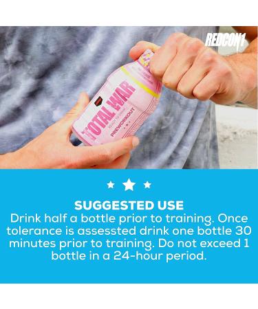 Redcon1 - Total War RTD Ready to Drink Preworkout  12 Pack  Great Tasting  On the Go  Caffeine  Beta-Alanine  Fast Energy  (Rainbow Candy) Rainbow Candy 12 Fl Oz (Pack of 12) - Buy Online on GoSupps.com
