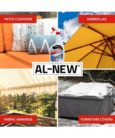 AL-NEW Patio Cushion Cleaner | Safe For Use On Outdoor Fabrics Such As Patio Cushions Awnings Furniture Covers and more (32 Ounce) - Buy Online on GoSupps.com