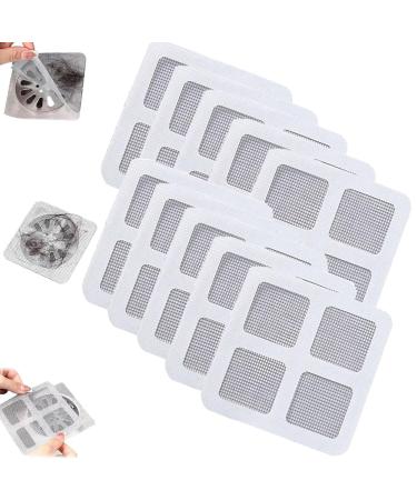 Einweg Filterflicken Disposable Filter Patches for Drains 4" X 4" Drain Mesh Stickers 2024 Upgrade Disposable Floor Drain Filter Stickers Disposable Filter Patches for Shower Drain (30pc)
