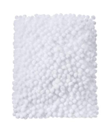 2000 Pieces 6 mm Assorted Pom Poms for Crafts  Small Christmas Pompoms Arts and Crafts Fuzzy Poms Ball  Christmas Holiday Costume Pom Hobby Supplies and DIY Creative Crafts Decorations (White)