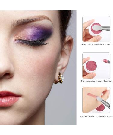 FRCOLOR Silicone Eyeshadow Brush Professional Silicone Lipstick Applicator Lip Makeup Brush Set for Applying Cream 3pcs 14.5x0.5cm Black 1 - Buy Online on GoSupps.com