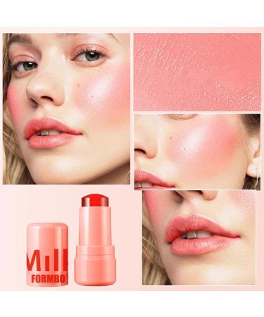Milk Jelly Blush Stick - 0.18 Oz Cooling Water Tint for Lips & Cheeks | Long-lasting Color | 1 000+ Swipes - #04 (1 Piece) - Buy Online on GoSupps.com