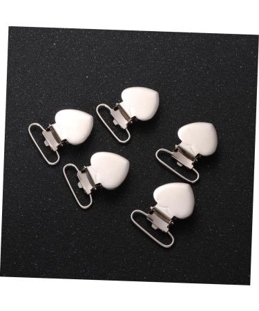 60 pcs Supplies Fashion Silver Metal T Fasteners Buckle Cloth Bed Shaped Buckles Women Clamp Silver 3.5*2.5cm - Buy Online on GoSupps.com
