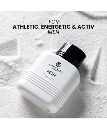 Carlto.n London Activ Eau De Parfum For Men | Limited Edition Premium Long Lasting Smoldering Perfume For Men - 100 Ml | Luxury Long Lasting Fresh Fresh Fresh Fragrance Spray | Gift For Men - Buy Online on GoSupps.com