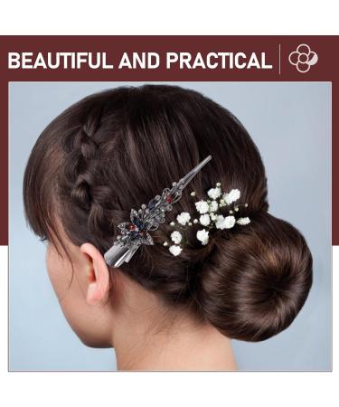 Beaupretty Hair Clips Hair Accessories Hair Clip for Thin Hair Women Hairpin Hair Barrettes Rhinestone Hair Clip Girls Hairpin Rhinestone Hairpin Metal Miss Big Hairpin Large - Buy Online on GoSupps.com
