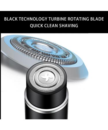 Mini Electric Razor for Men | Portable USB Rechargeable Waterproof Shaver | Compact Beard Trimmer for Home & Travel - Gold - Buy Online on GoSupps.com