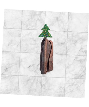 ABOOFAN 4pcs Christmas Hook Metal Clothes Rack Holiday Wall Hooks Adhesive Hook Hanger Winter Jacket 9X7CM As Shown - Buy Online on GoSupps.com