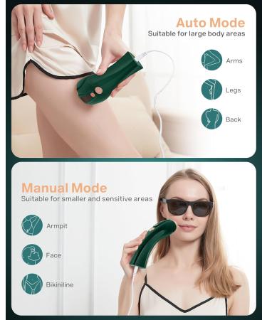 Permanent Laser Hair Removal for Women - 999 999 Flashes IPL Device for Facial Armpits Legs & Bikini with Ice Cooling - Painless Home Hair Remover - Buy Online on GoSupps.com