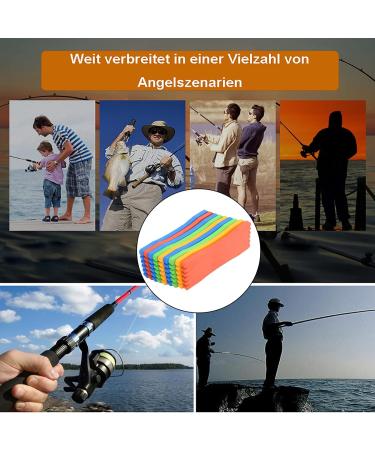 Buy Wudqiji 20-Piece Fishing Cord Foam Plates | 5x12cm Fishing Accessories for Organizing Cords - Random Colors Available - Buy Online on GoSupps.com