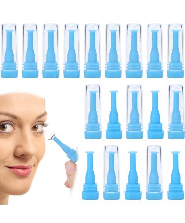 10 Pack Hard Contact Lens Remover Tool for RGP and Scleral Lenses Suction Cup (Blue)
