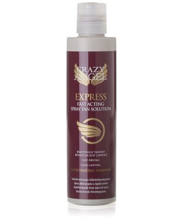 Crazy Angel Express Fast Acting Spray Tan Solution Results In Just 2 Hours 200ml
