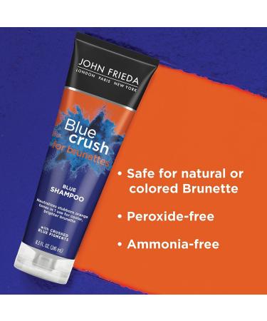 Blue Crush Brunette Shampoo & Conditioner Set - Neutralizes Brassiness - 8.3 fl oz - Buy Online on GoSupps.com
