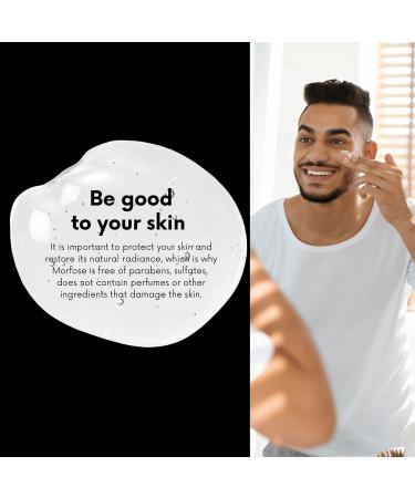 Morfose Ossion Apricot Facial Scrub 400ml - Premium Barber Line | Exfoliating & Refreshing - Shop Internationally - Buy Online on GoSupps.com